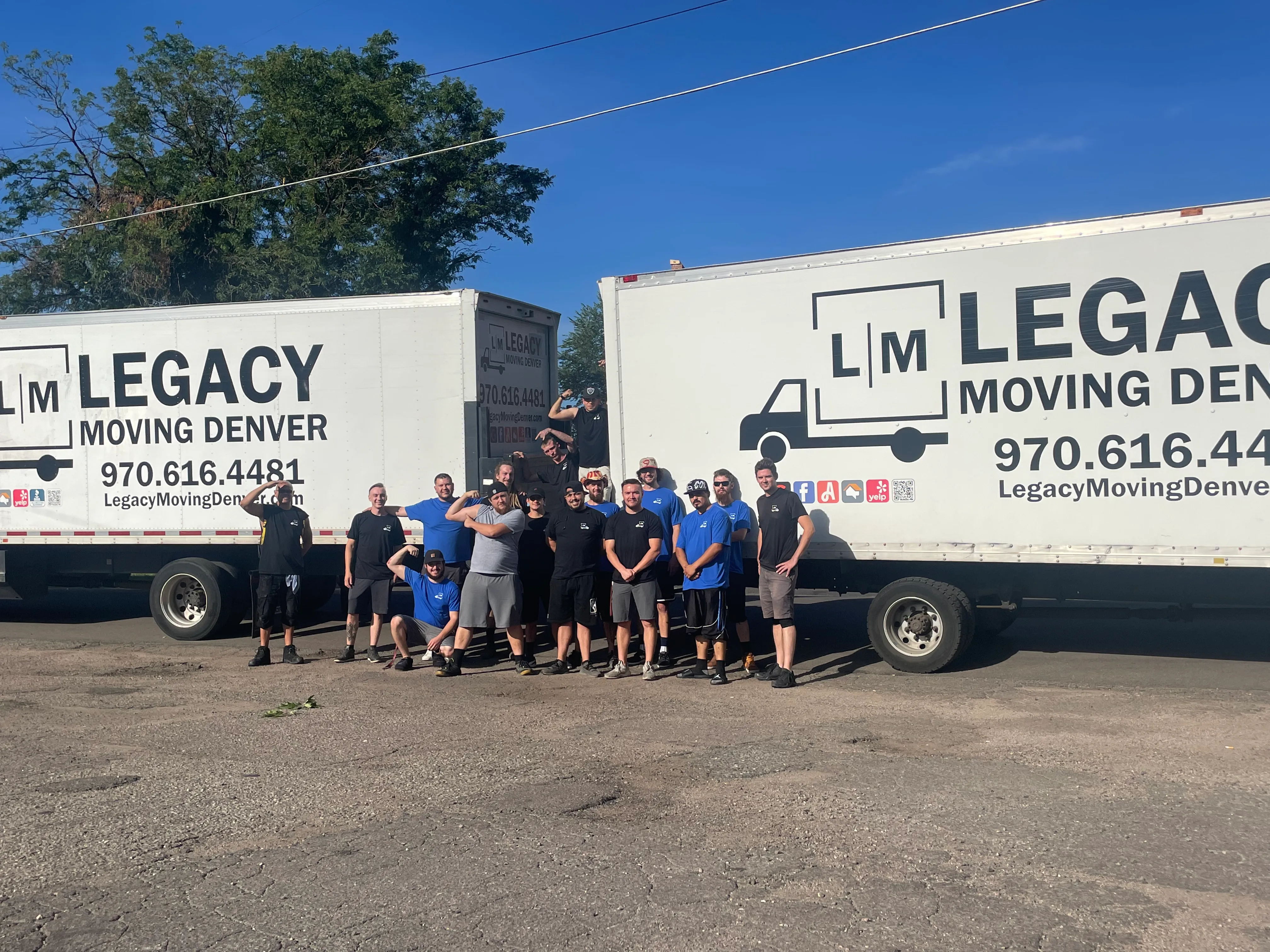 Legacy Moving Denver professional movers handling furniture