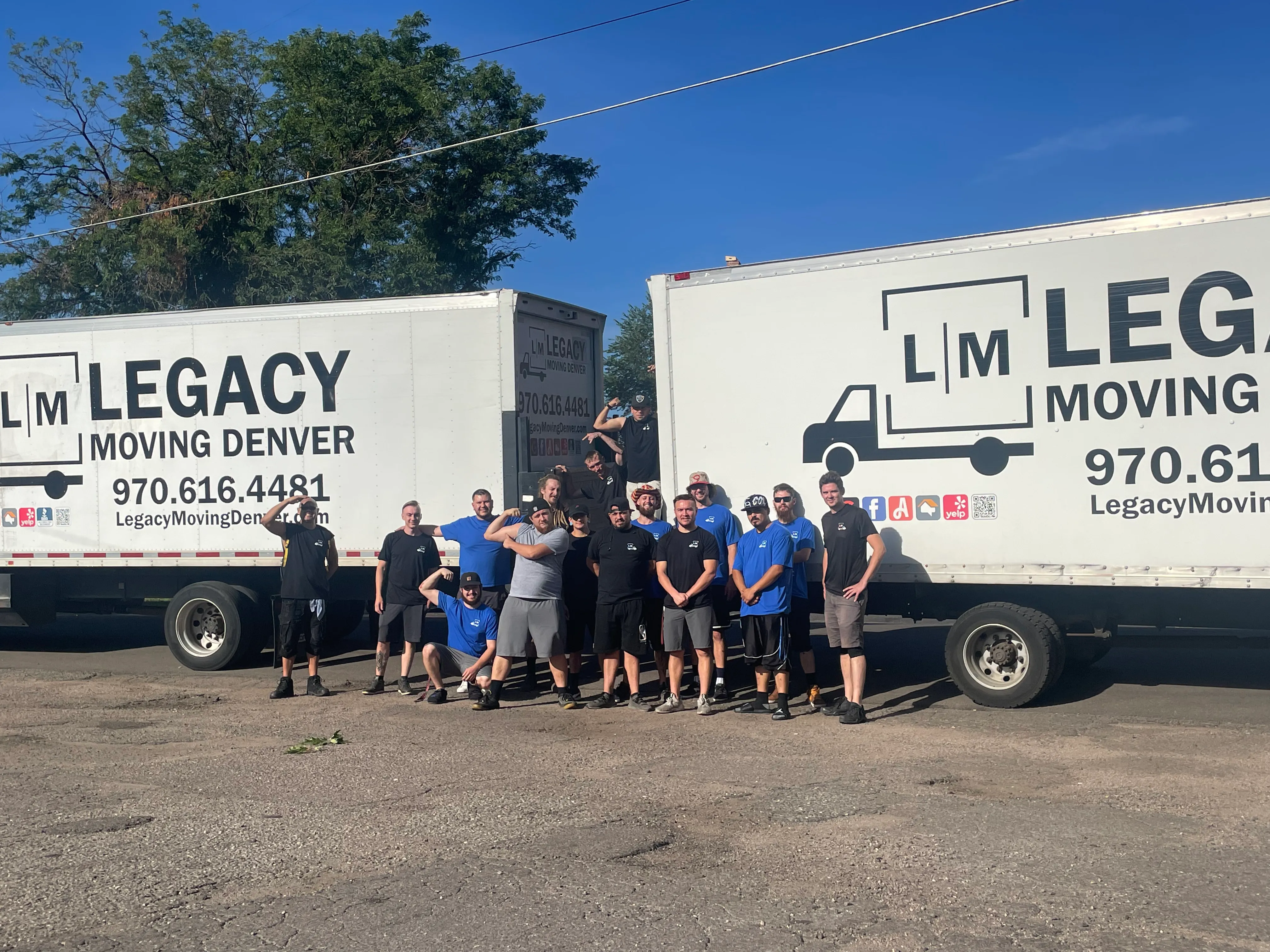Legacy Moving Denver professional movers loading a moving truck