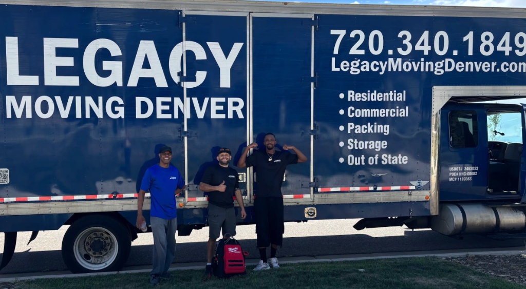 Legacy Moving Denver three movers